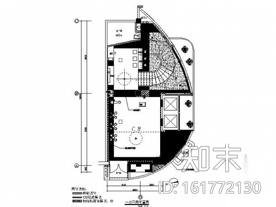 [南京]时尚火锅店室内装修图（含效果）施工图下载【ID:161772130】