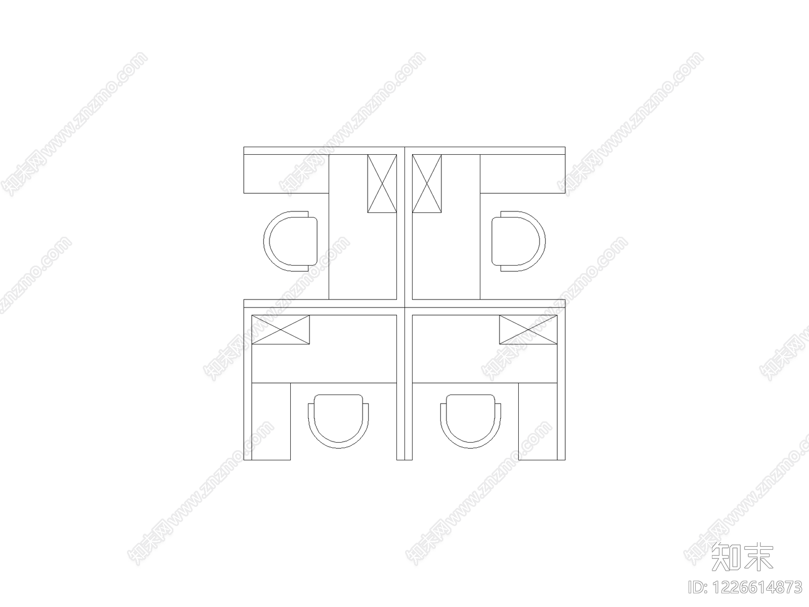 桌椅CAD图纸