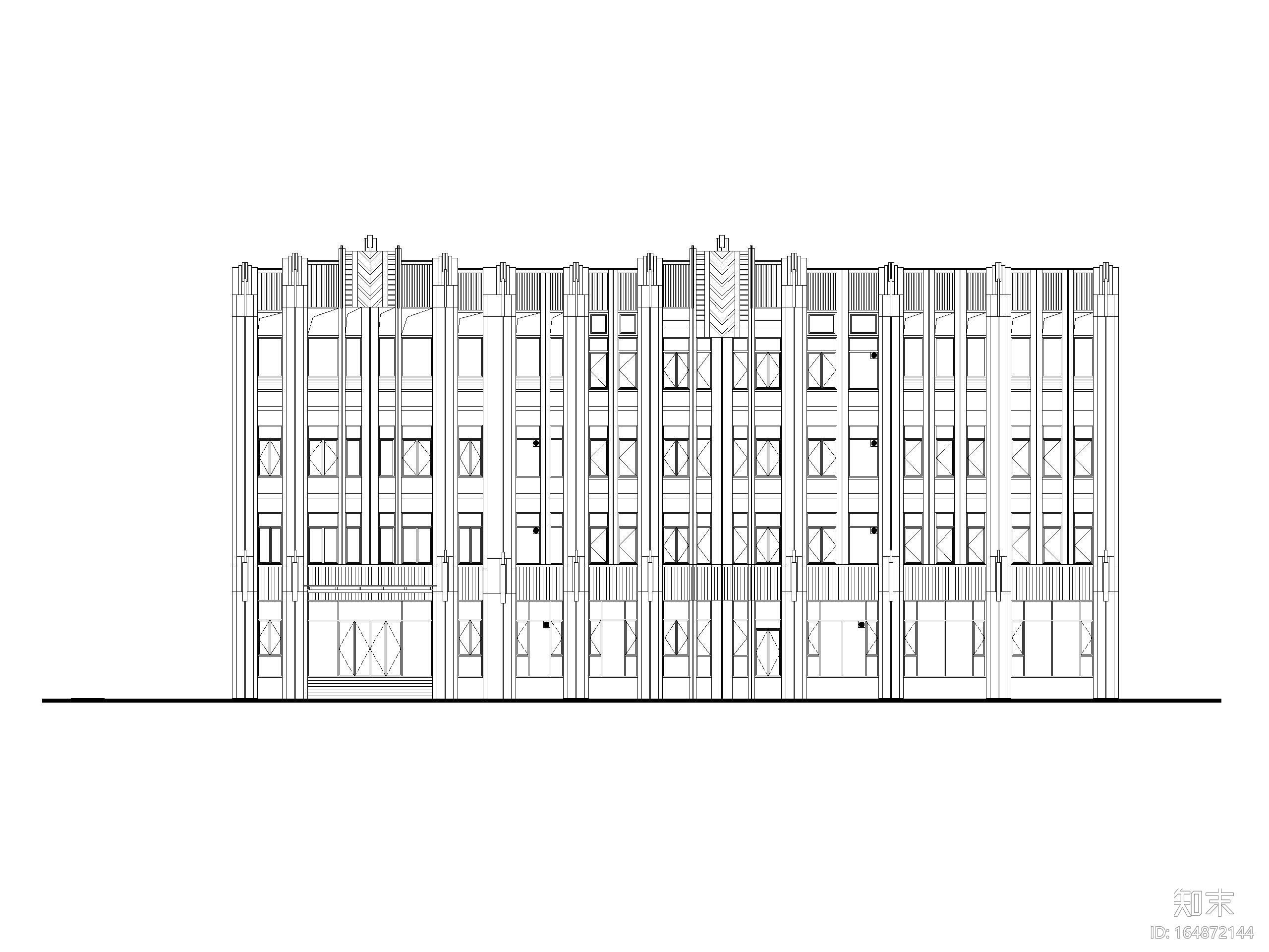 [上海]华漕镇四层框结结构办公楼建筑施工图cad施工图下载【ID:164872144】