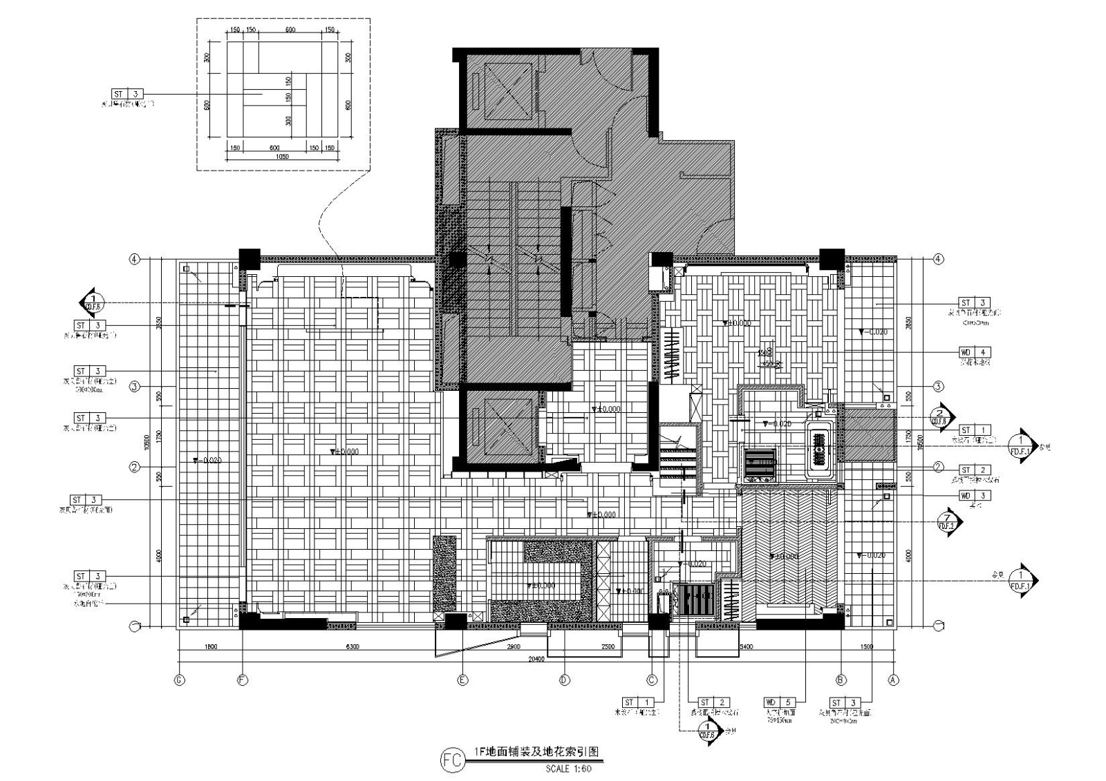 [宁波]琚宾HSD-宁波钓鱼台A户型样板间丨草图模型+CAD施工图下载【ID:160142107】