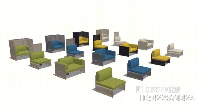 拉贡尼塔斯-一个座位休息室-由CousiesSU模型下载【ID:422374424】