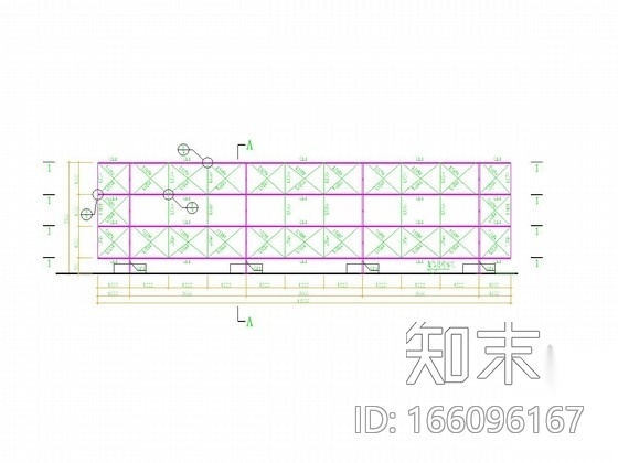 钢结构广告牌结构图cad施工图下载【ID:166096167】