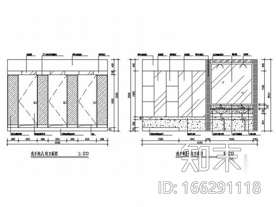 某健身会所室内装修图cad施工图下载【ID:166291118】