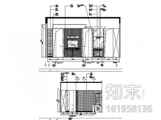 [重庆]现代简约酒店行政套房室内设计施工图cad施工图下载【ID:161958136】