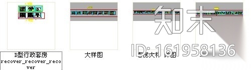 [重庆]现代简约酒店行政套房室内设计施工图cad施工图下载【ID:161958136】