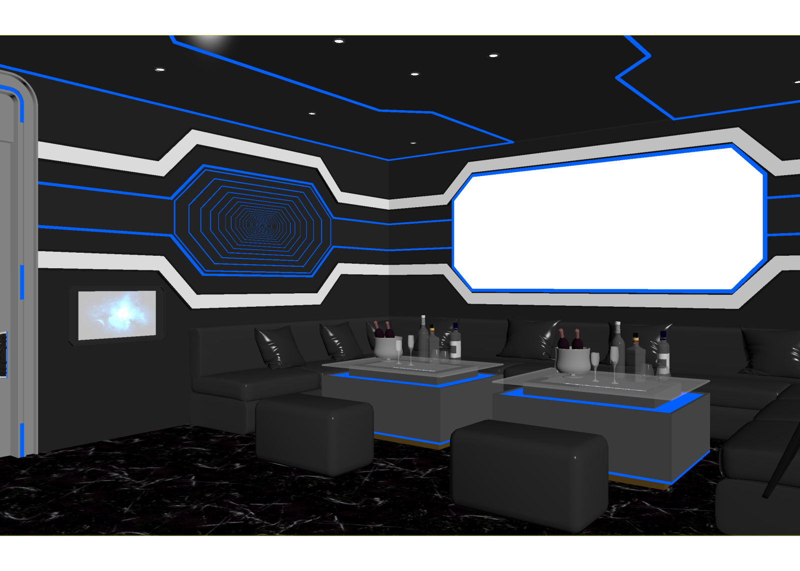 现代电竞房3D模型下载【ID:1214554444】