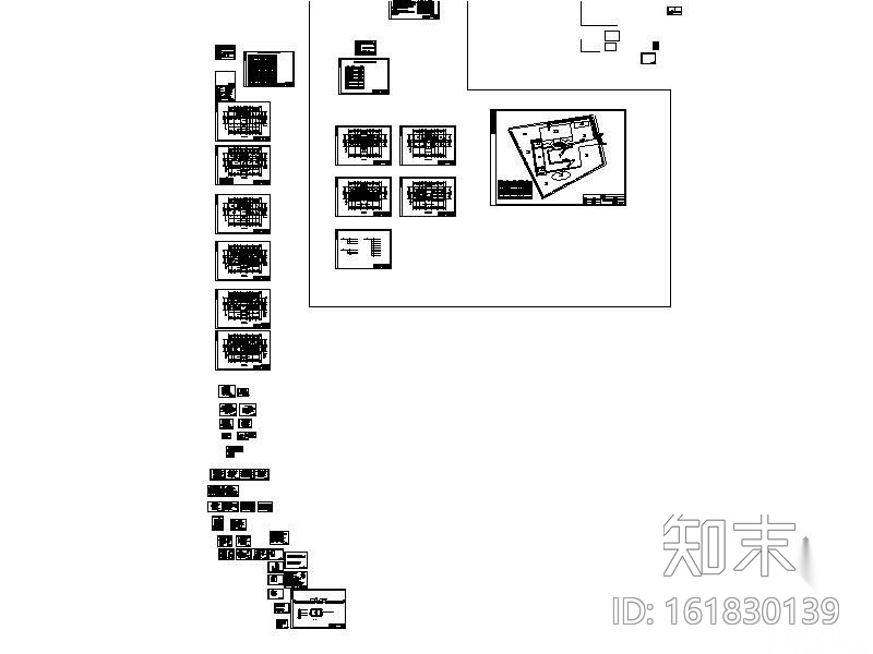 某办公室装修图cad施工图下载【ID:161830139】