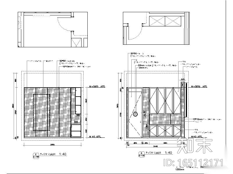 现代风格整形医院室内设计施工图（含效果图及设计说明cad施工图下载【ID:165112171】