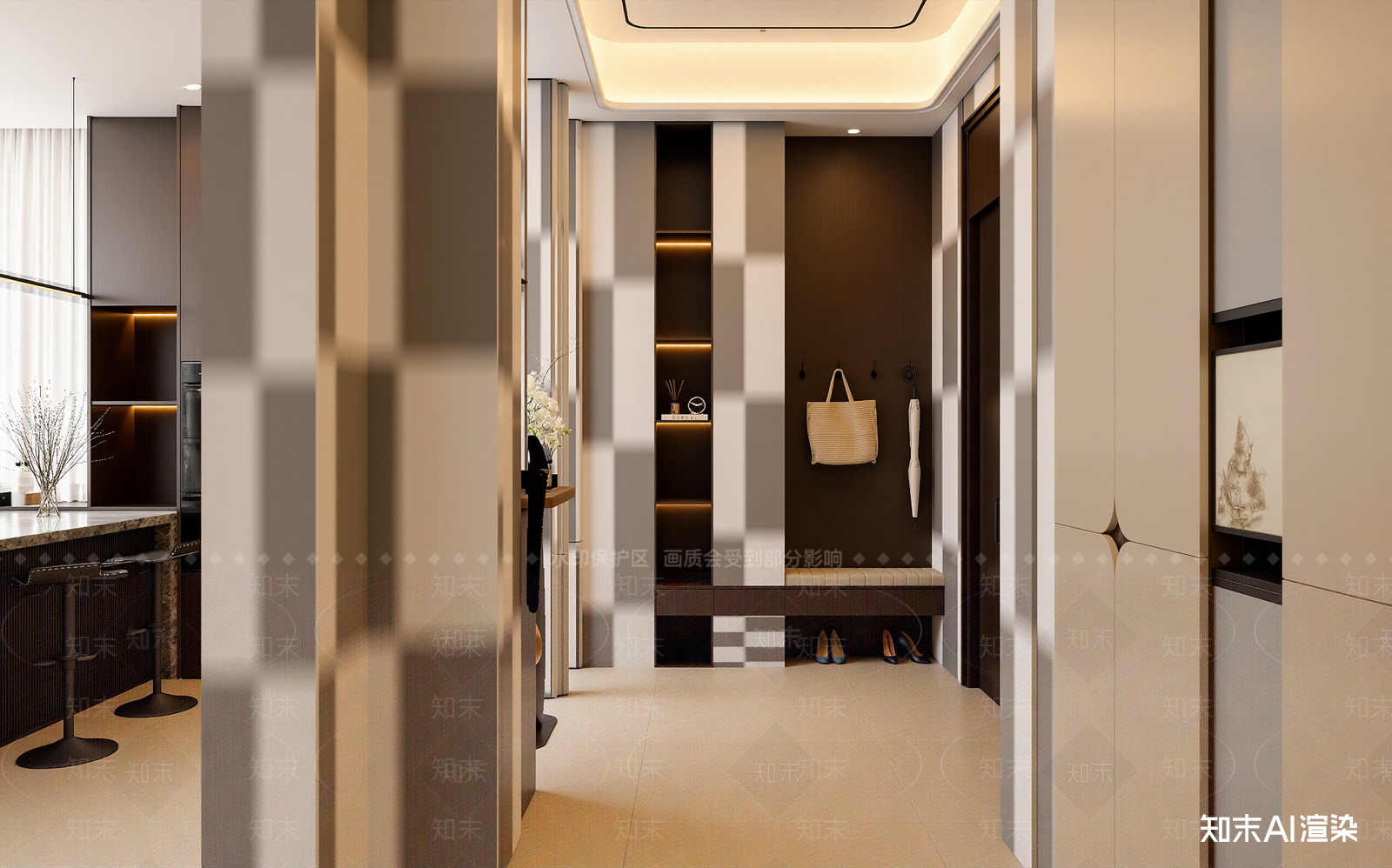 意式玄关3D模型下载【ID:1215196010】