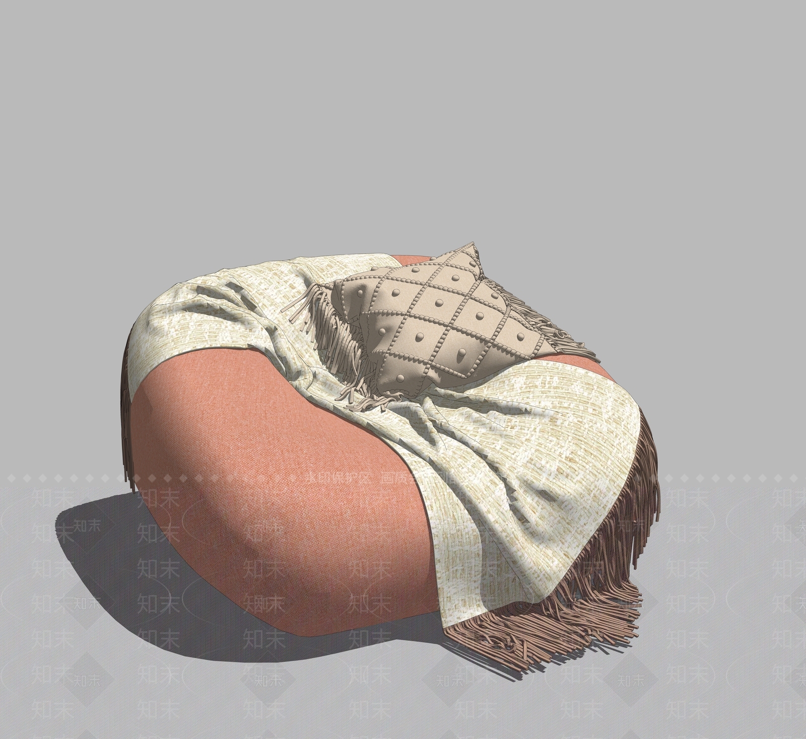 北欧懒人沙发SU模型下载【ID:194254261】