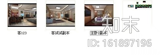 [湖南]现代三居室室内装修图（含效果）cad施工图下载【ID:161897196】