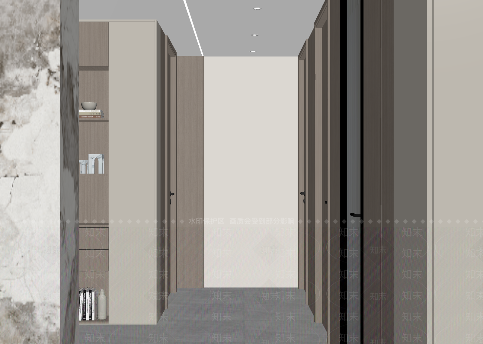 现代玄关3D模型下载【ID:1214781649】
