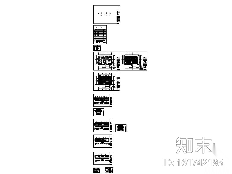 某置业售楼部室内装修图cad施工图下载【ID:161742195】