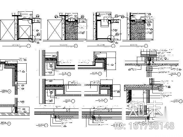 五星级酒店行政酒廊施工图cad施工图下载【ID:161798148】