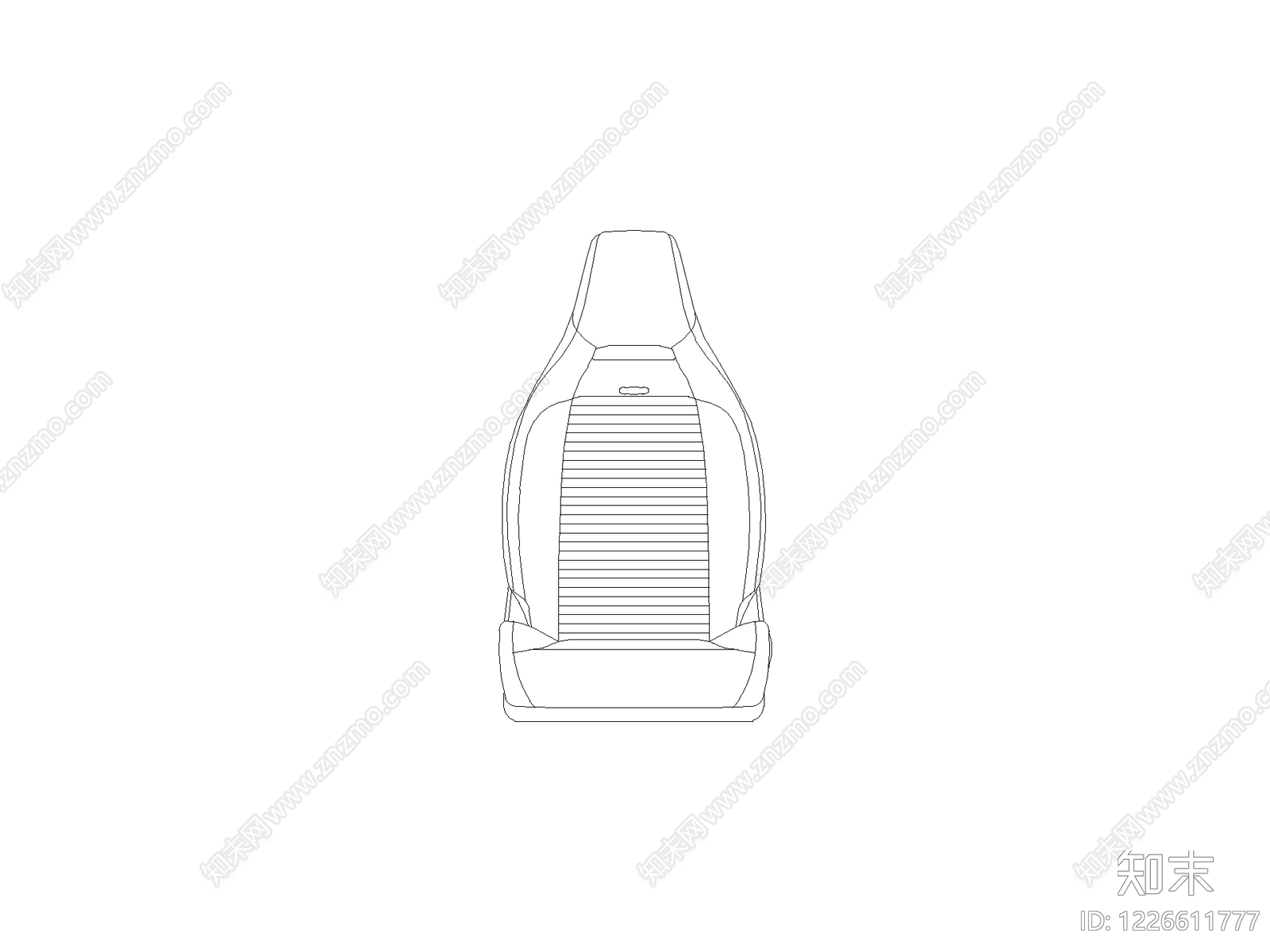 现代椅子CAD图纸