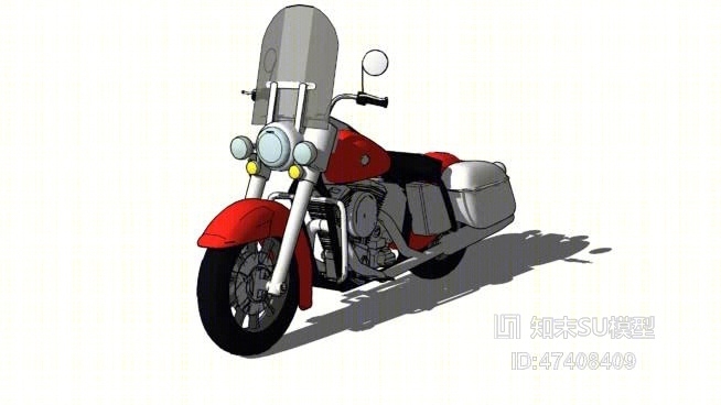 摩托车SU模型下载【ID:917945112】