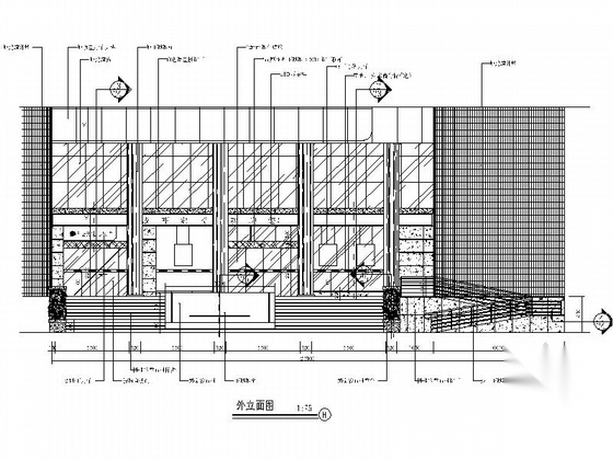 [四川]现代风格农商银行营业部室内装饰施工图（含效果）施工图下载【ID:160704190】