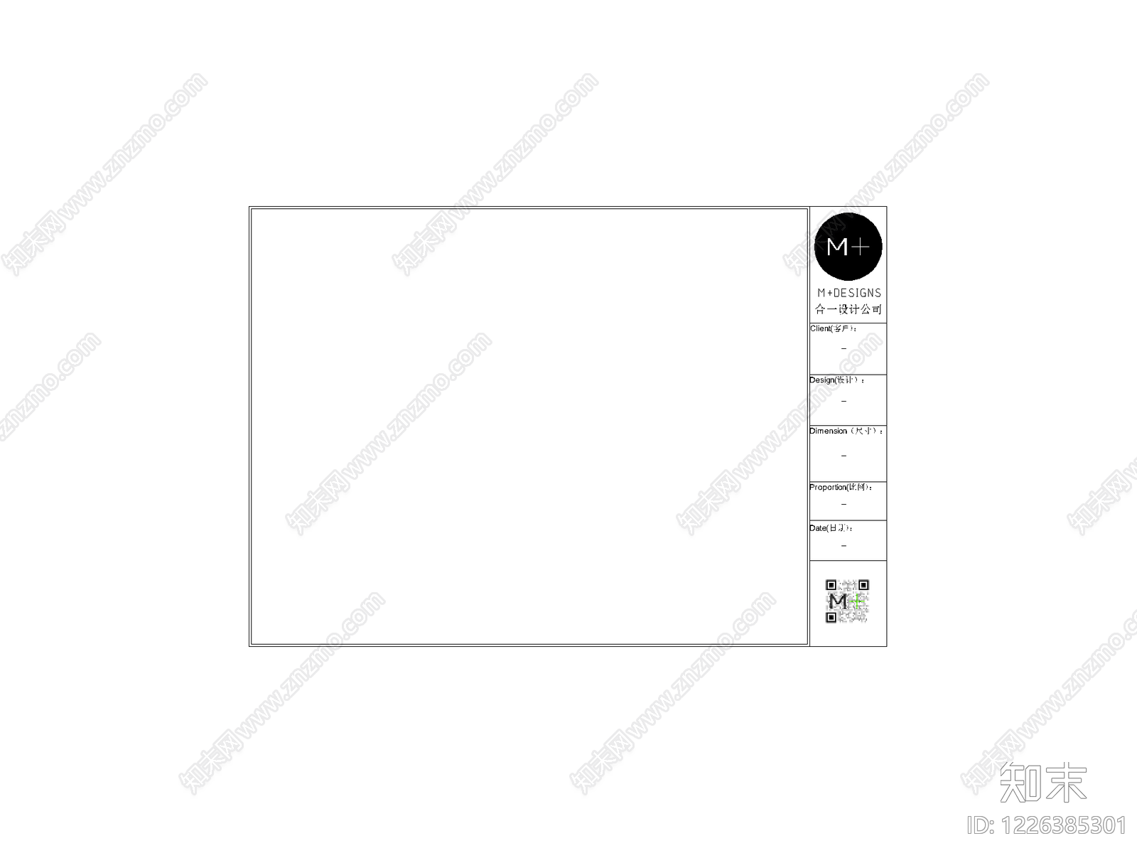 现代,极简图框CAD图纸
