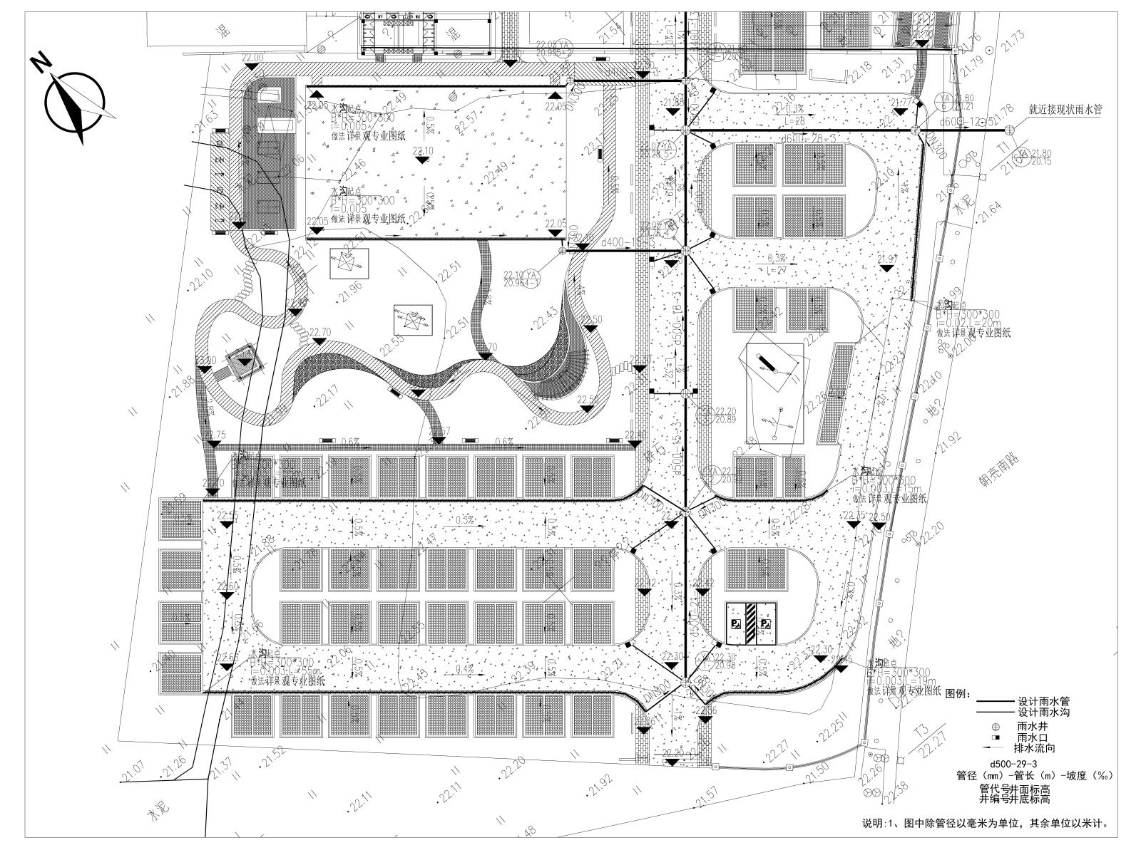 广州太和广场绿化停车场景观改造CAD施工图施工图下载【ID:1131225763】