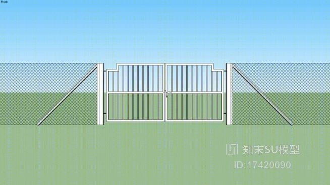 栅栏SU模型下载【ID:317959575】