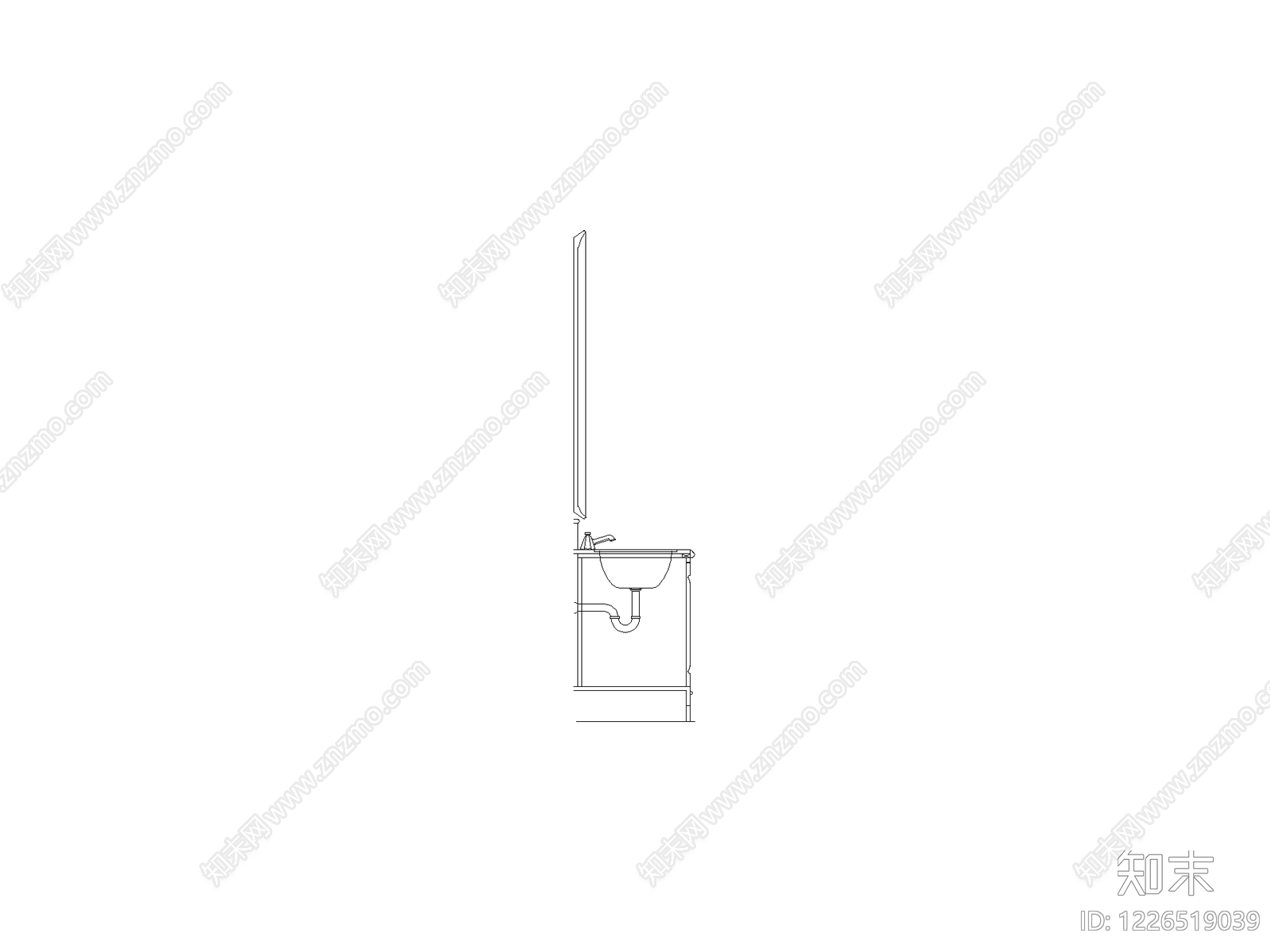 卫浴设施cad施工图下载【ID:1226519039】