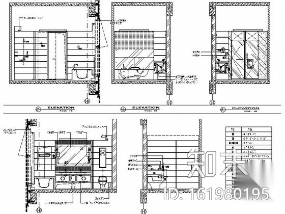 [江苏]某酒店标准套房室内装修图cad施工图下载【ID:161980195】
