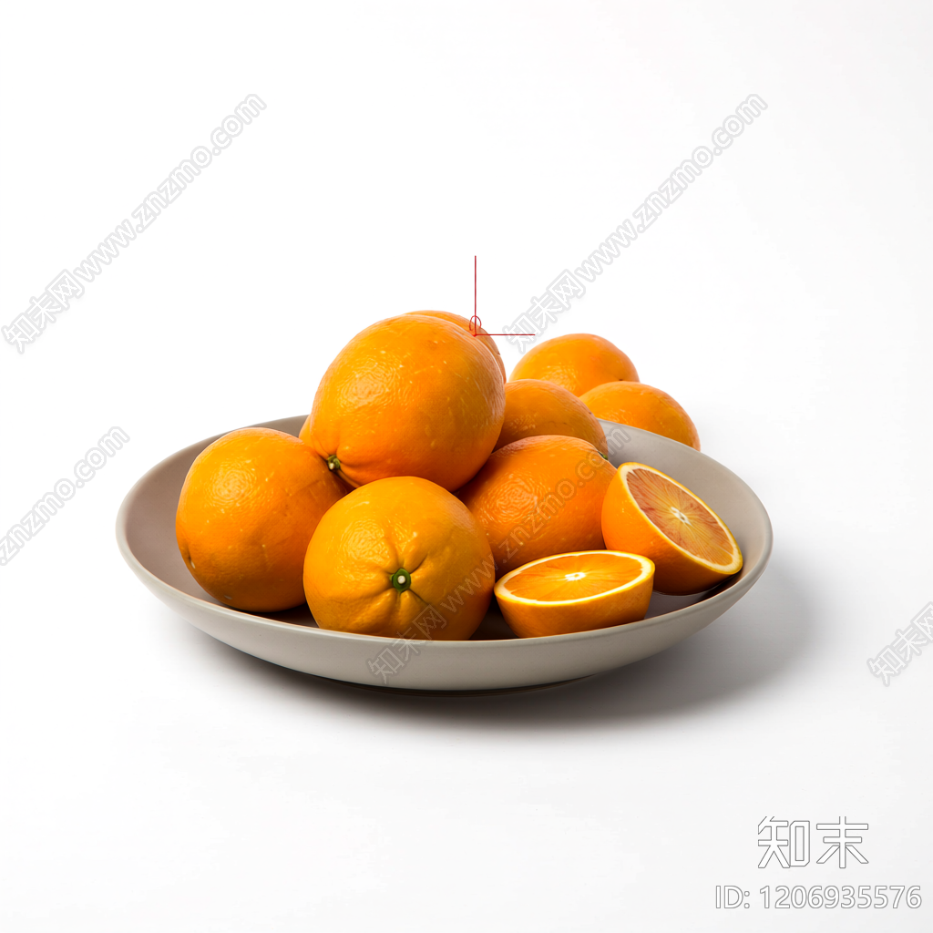 水果盘装饰摆件3D模型下载【ID:1206935576】