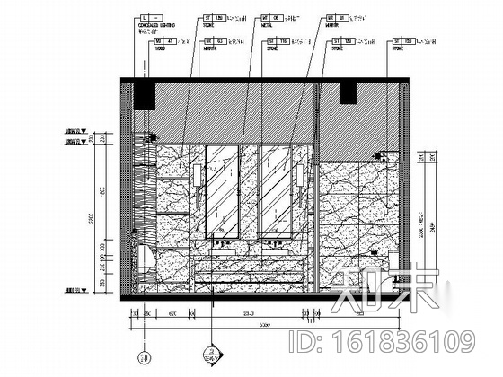 [福建]游艇会所中餐厅室内装修设计施工图（含效果）cad施工图下载【ID:161836109】