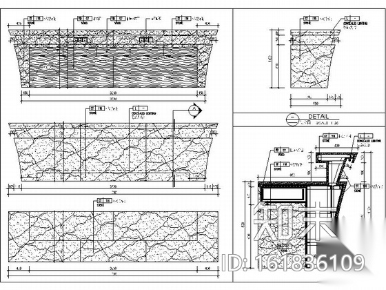 [福建]游艇会所中餐厅室内装修设计施工图（含效果）cad施工图下载【ID:161836109】