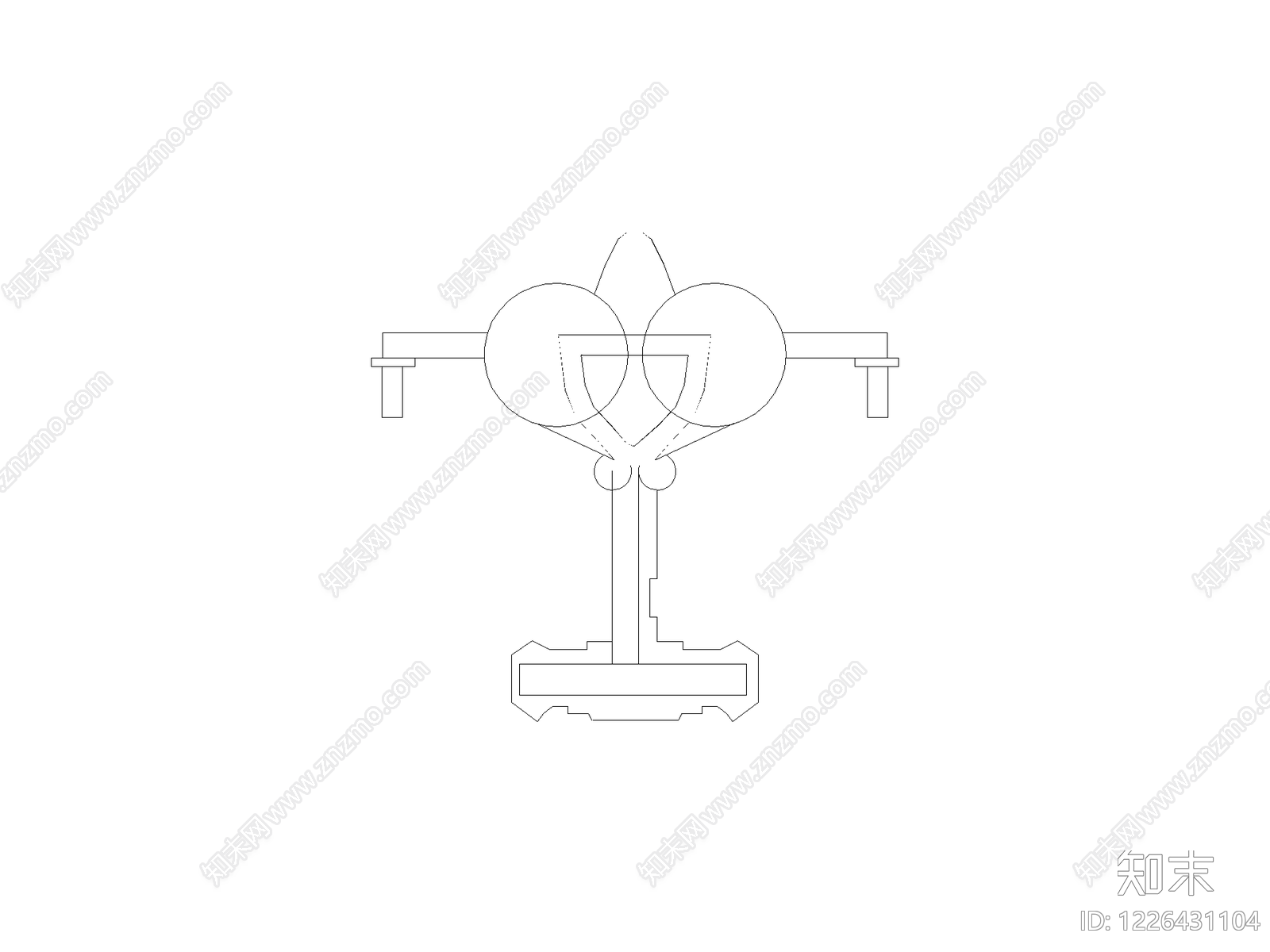 吧台cad施工图下载【ID:1226431104】