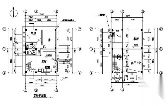 某七层私人住宅建筑方案图cad施工图下载【ID:149917146】