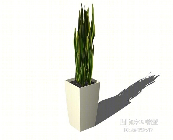 室外盆栽SU模型下载【ID:26589417】