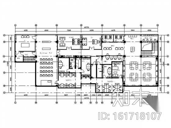 [杭州]精品设计新中式风格典当行CAD装修施工图（含效果...cad施工图下载【ID:161718107】