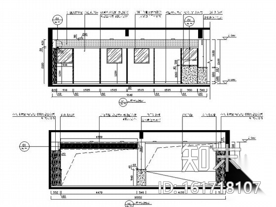 [杭州]精品设计新中式风格典当行CAD装修施工图（含效果...cad施工图下载【ID:161718107】