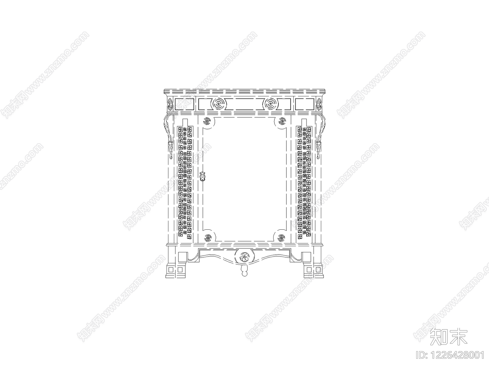 柜子cad施工图下载【ID:1226428001】