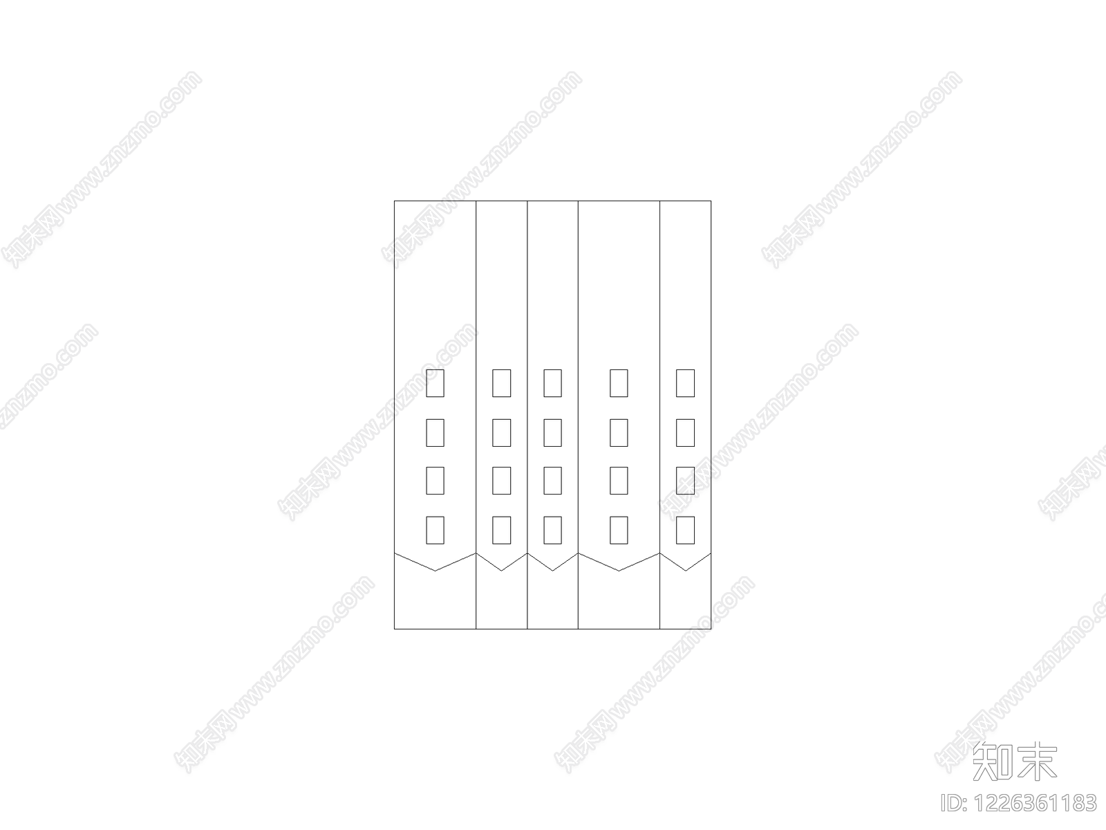门cad施工图下载【ID:1226361183】