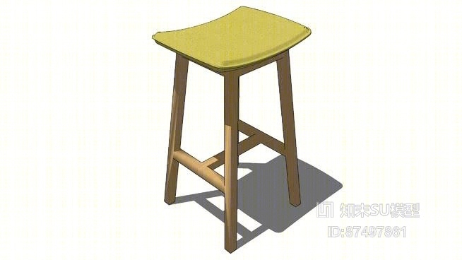 吧凳SU模型下载【ID:818074877】