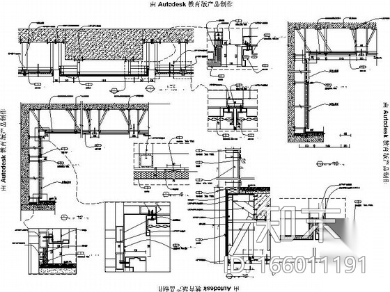 [北京]现代高档时尚广场装修施工图（含方案）cad施工图下载【ID:166011191】