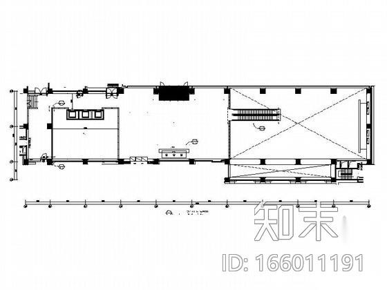 [北京]现代高档时尚广场装修施工图（含方案）cad施工图下载【ID:166011191】