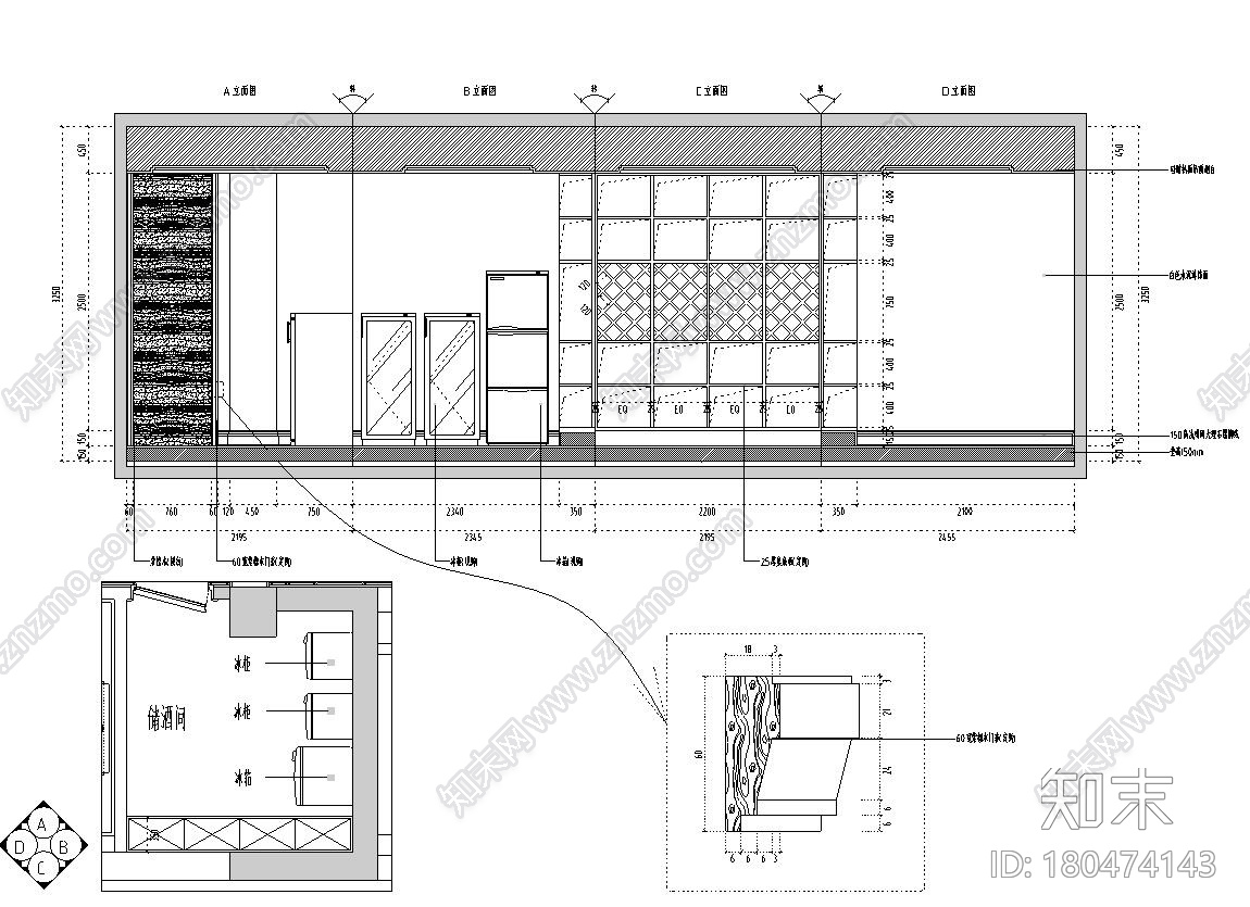 [福建]水岸名居现代风格住宅装修施工图设计施工图下载【ID:180474143】