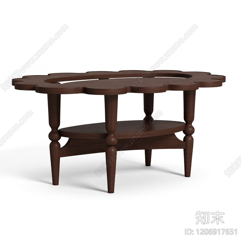 云朵边茶几3D模型下载【ID:1206917651】