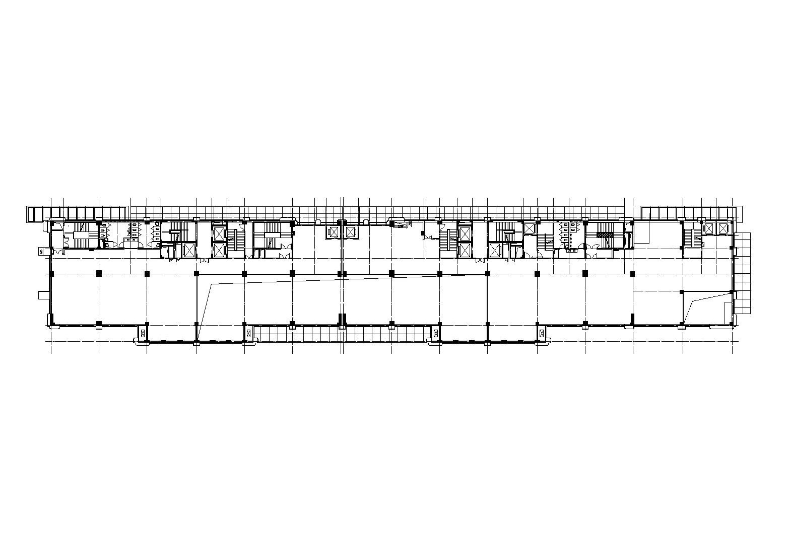 [浙江]杭州九茂大厦高层老年公寓改造建筑施工图（CAD）cad施工图下载【ID:151581196】