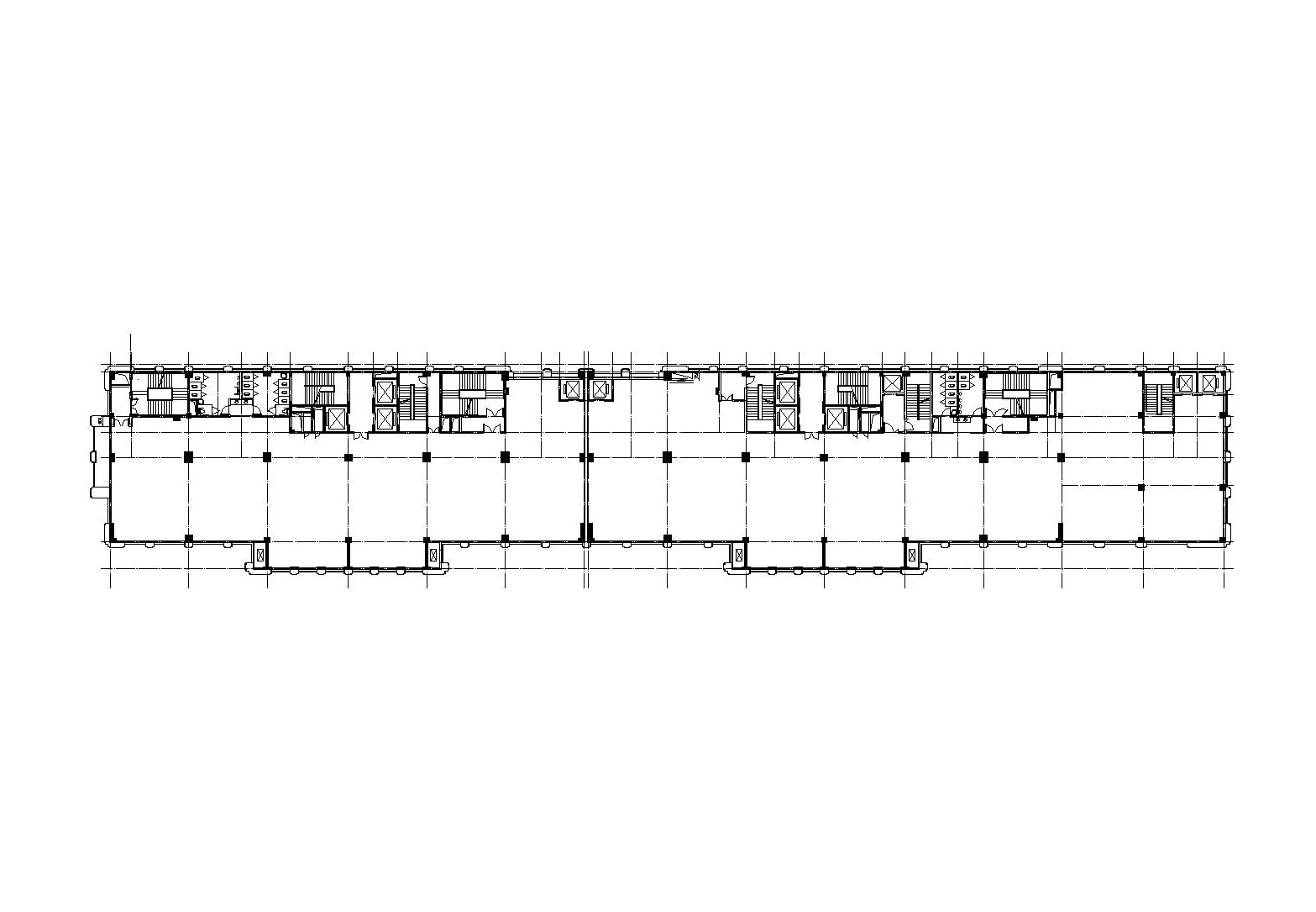 [浙江]杭州九茂大厦高层老年公寓改造建筑施工图（CAD）cad施工图下载【ID:151581196】