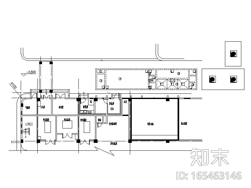 某市人民医院污水处理工程施工图（CAD,14张）施工图下载【ID:165463146】