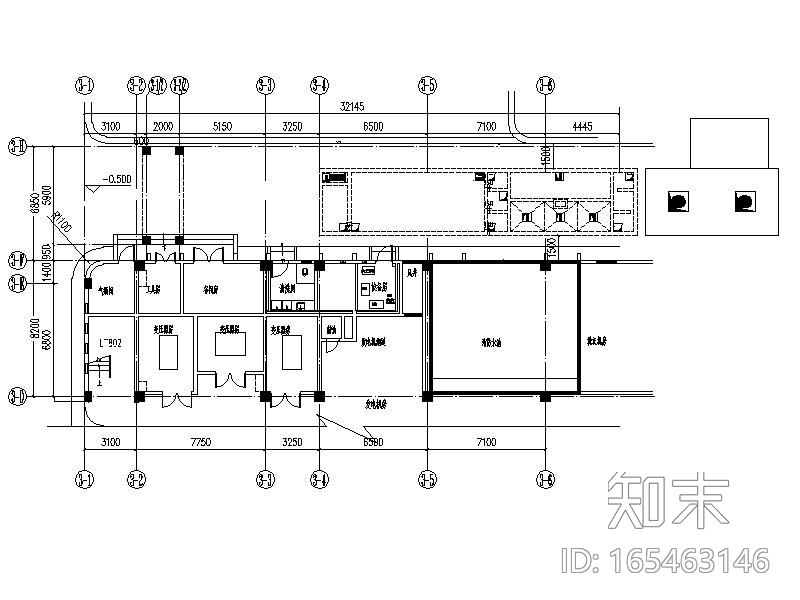 某市人民医院污水处理工程施工图（CAD,14张）施工图下载【ID:165463146】