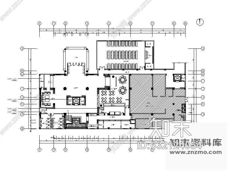 施工图湖北某时尚KTV会所局部室内装修图含效果cad施工图下载【ID:632124054】