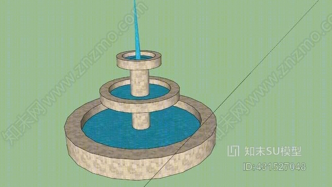 花式喷泉SU模型下载【ID:431527048】