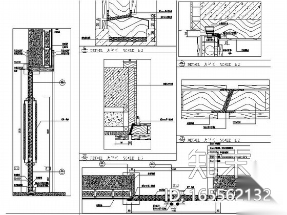 [广州]某大学传播与设计学院改造装修图cad施工图下载【ID:165562132】