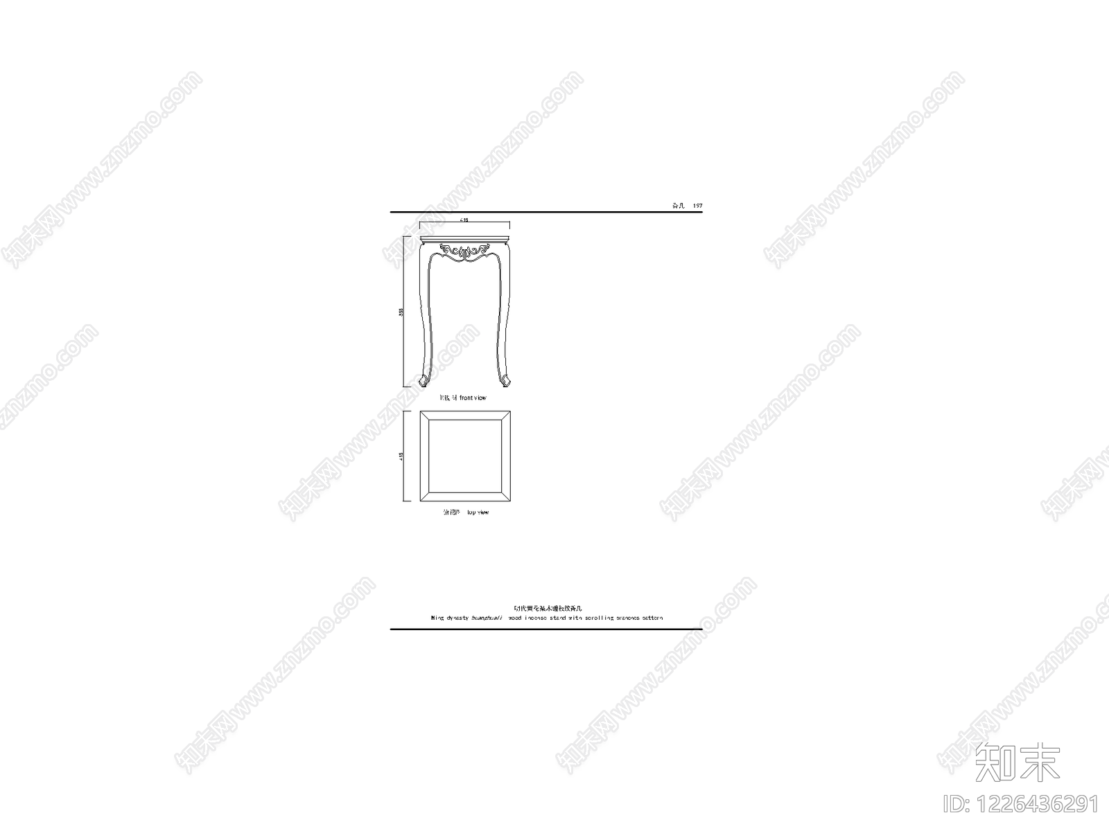 中国风模块集cad施工图下载【ID:1226436291】