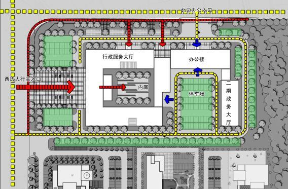 [四川]中国院落式形态机关办公楼建筑设计方案文本（16年...cad施工图下载【ID:151408194】